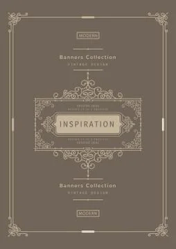 Vintage creative card Stock Illustration