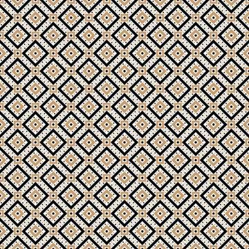 Vintage Cross lines gold vector pattern or background Stock Illustration