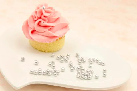 Vintage cupcake Stock Photos