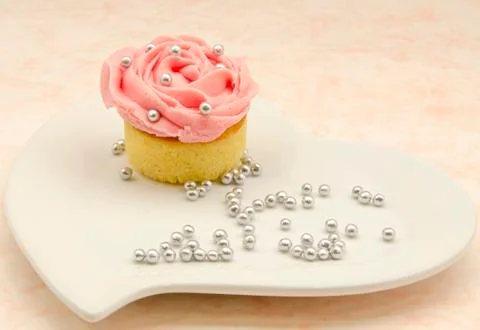 Vintage cupcake Stock Photos