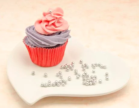 Vintage cupcake Stock Photos