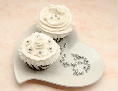 Vintage cupcake Stock Photos