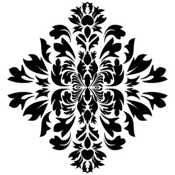 Vintage damask pattern, great design for any purposes. Indian paisley pattern Stock Illustration
