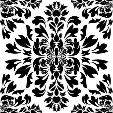 Vintage damask pattern, great design for any purposes. Indian paisley pattern Stock Illustration
