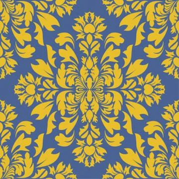 Vintage damask pattern, great design for any purposes. Indian paisley pattern Stock Illustration