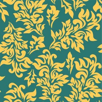 Vintage damask pattern, great design for any purposes. Vector floral damask s Stock Illustration