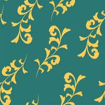 Vintage damask pattern, great design for any purposes. Vector floral damask s Stock Illustration