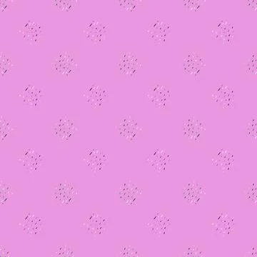 Vintage dashes seamless pattern. Minimalist decoration background. Stock Illustration