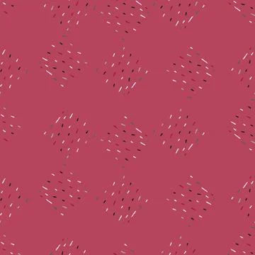Vintage dashes seamless pattern. Minimalist decoration background. 스톡 일러스트