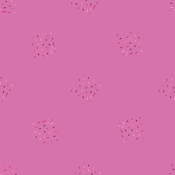 Vintage dashes seamless pattern. Minimalist decoration background. 스톡 일러스트