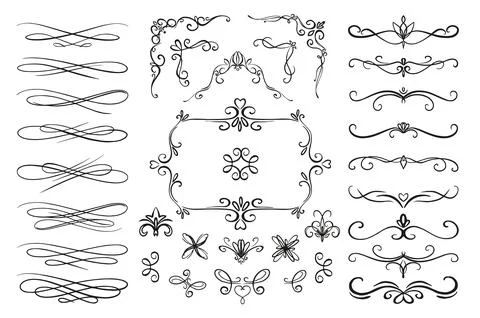 Vintage Decoration Frames Stock Illustration