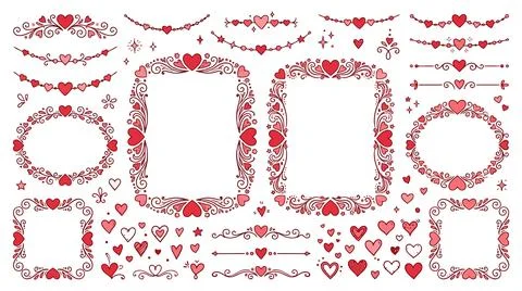 Vintage decorative border with geometric patterns Stock-Illustration