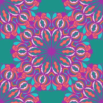 Vintage decorative element. Oriental pattern with arabic, Indian, turkish, ch Stock Illustration