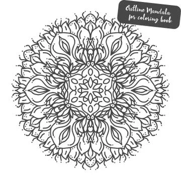 Vintage decorative elements. Oriental pattern, vector illustration. Islam, Ar Illustrazione stock