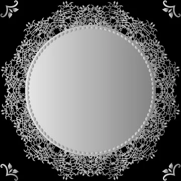 Vintage decorative frame Stock Illustration