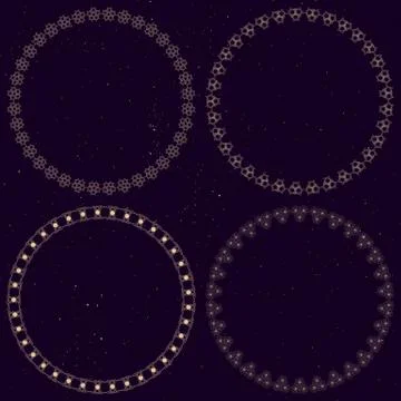 Vintage decorative frames Stock Illustration