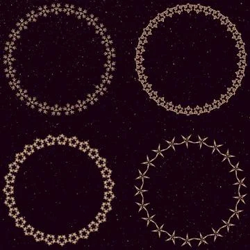 Vintage decorative frames Stock Illustration