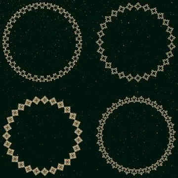 Vintage decorative frames Stock Illustration