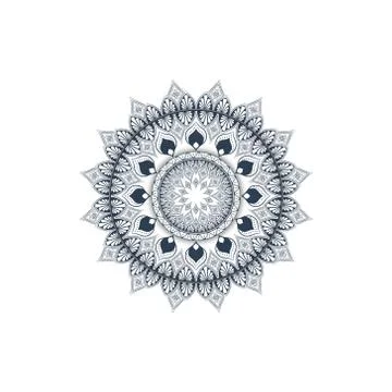 Vintage decorative mandala. Oriental pattern, vector illustration. Decorative Stock Illustration