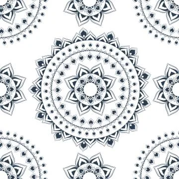 Vintage decorative mandala. Oriental pattern, vector illustration. Decorative 스톡 일러스트