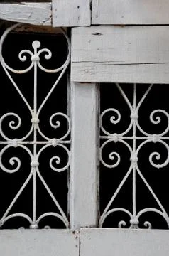 Vintage decorative metal pattern Stock Photos