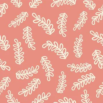 Vintage Decorative seamless pattern in classic style with small flowers, dits Illustrazione stock