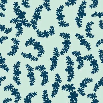 Vintage Decorative seamless pattern in classic style with small flowers, dits Stock Illustration