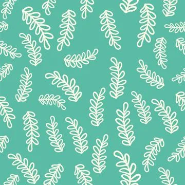 Vintage Decorative seamless pattern in classic style with small flowers, dits Stock Illustration
