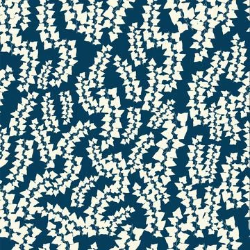 Vintage Decorative seamless pattern in classic style with small flowers, dits Illustrazione stock