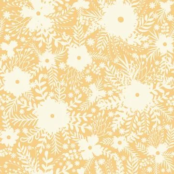 Vintage Decorative seamless pattern in classic style with small flowers, di.. Stock Illustration