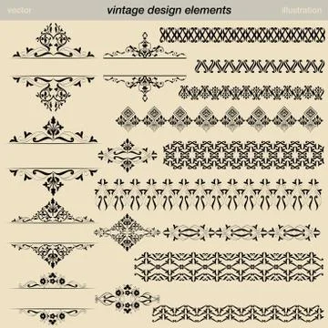 Vintage design element Stock Illustration