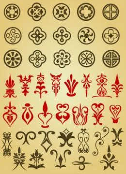 Vintage design elements Illustrazione stock