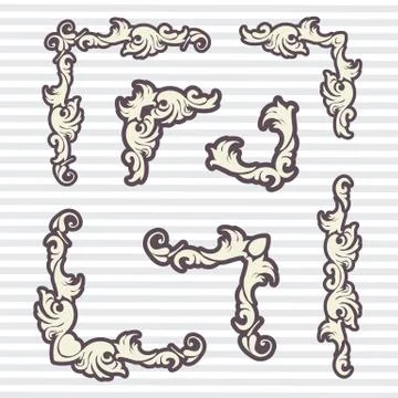 Vintage design elements Stock Illustration