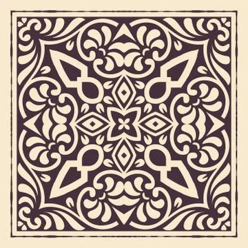 Vintage design. Elements by layers. Stock Illustration