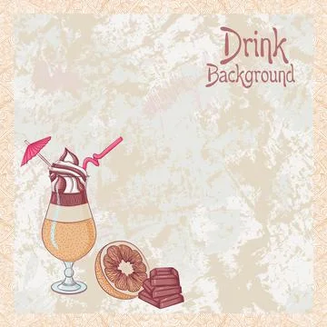 Vintage design for menu Stock Illustration