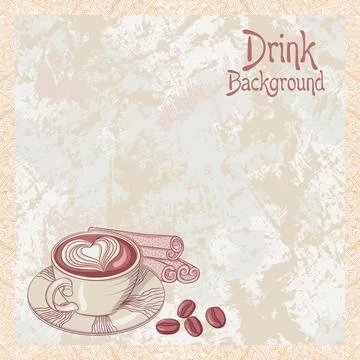Vintage design for menu Stock Illustration
