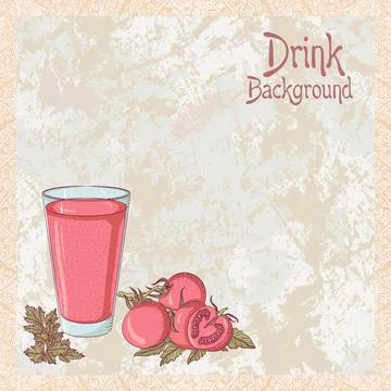 Vintage design for menu Stock Illustration