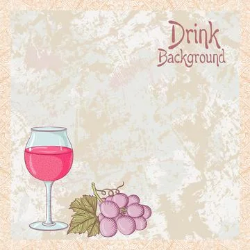 Vintage design for menu Stock Illustration
