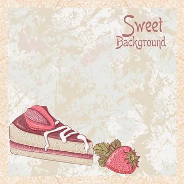 Vintage design for menu Stock Illustration