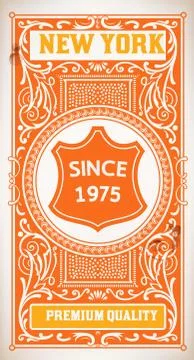Vintage Design. vector Stock Illustration