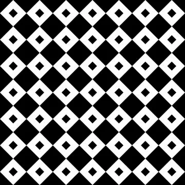 Vintage diagonal chequerwise squares cross lines vector pattern or background Stock Illustration