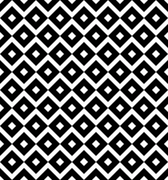 Vintage diagonal chequerwise squares cross lines vector pattern or background Stock Illustration