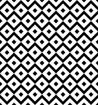 Vintage diagonal chequerwise squares cross lines vector pattern or background Stock Illustration