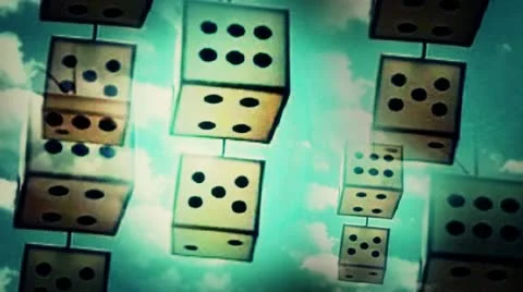 Vintage Dices Stock-Footage 12101871