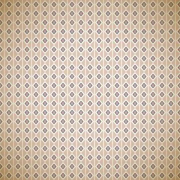 Vintage different vector pattern (tiling). Endless texture Stock Illustration