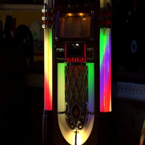 Vintage diner jukebox 37 Stock Footage 69518469