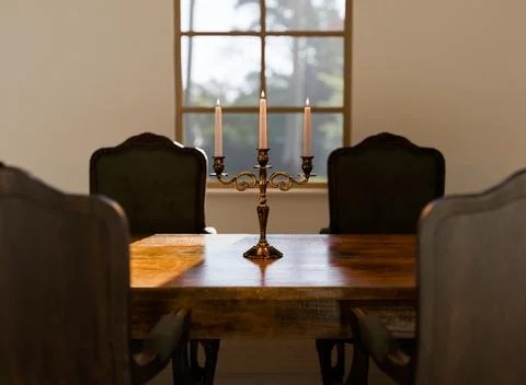Vintage dining table Stock Illustration