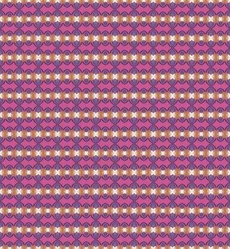 Vintage disco twilight: patterned wallpaper-style design in sunset gold, re.. Stock Illustration