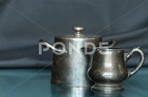 Vintage dishware Stock Photos