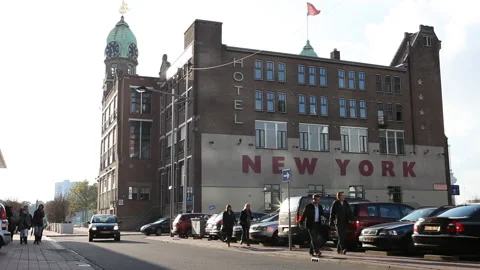 Vintage docks rotterdam Stock Footage 139312849